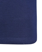 Poly / cotton jumper with crossover neck and striped neck