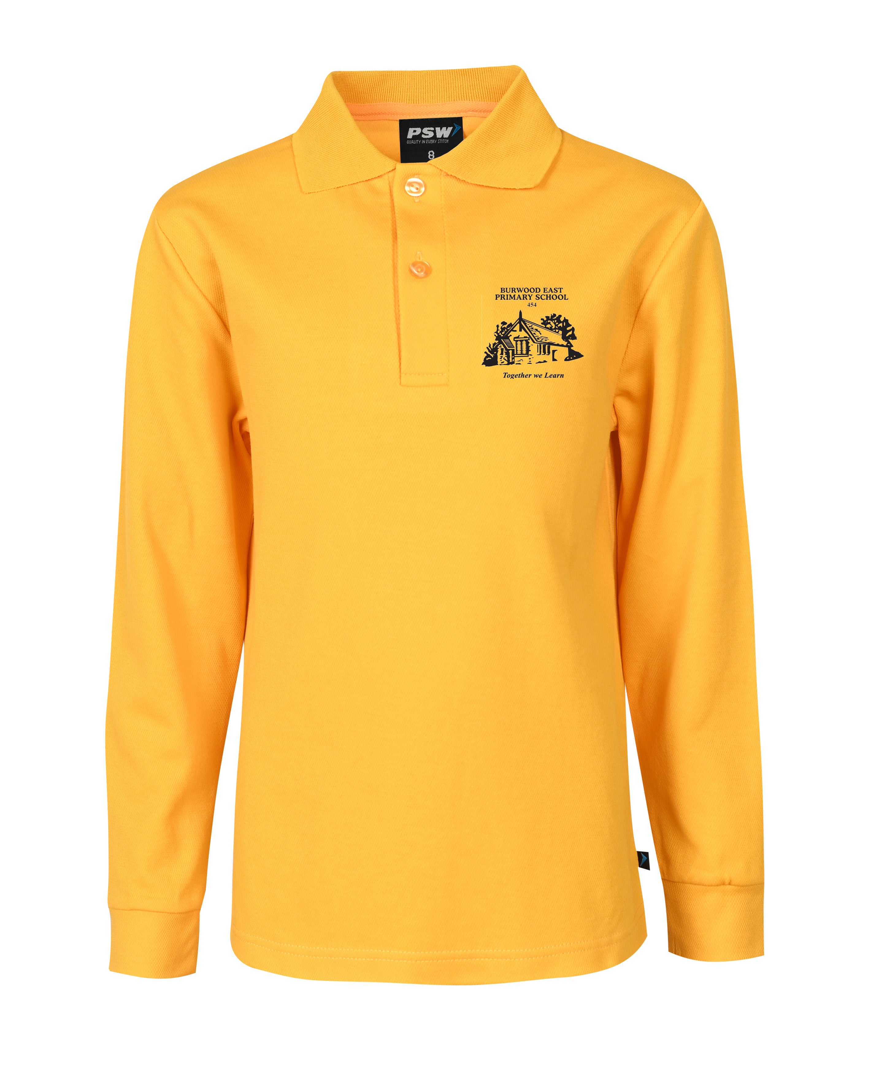Long sleeve CB mesh plain polo