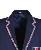 Blazer with braid
