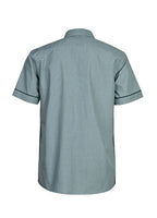 SS end on end Shirt with Contrast flat piping