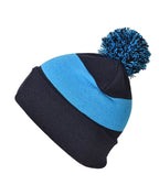 Circular Custom Jacquard Beanie with Pom Pom