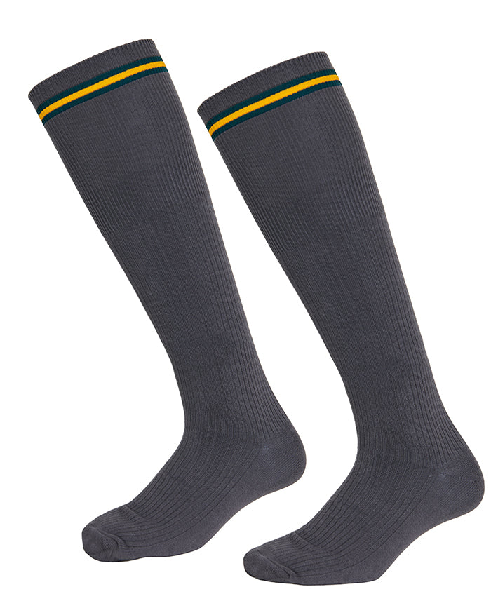 Stripe Turnover knew high socks - 3 pack