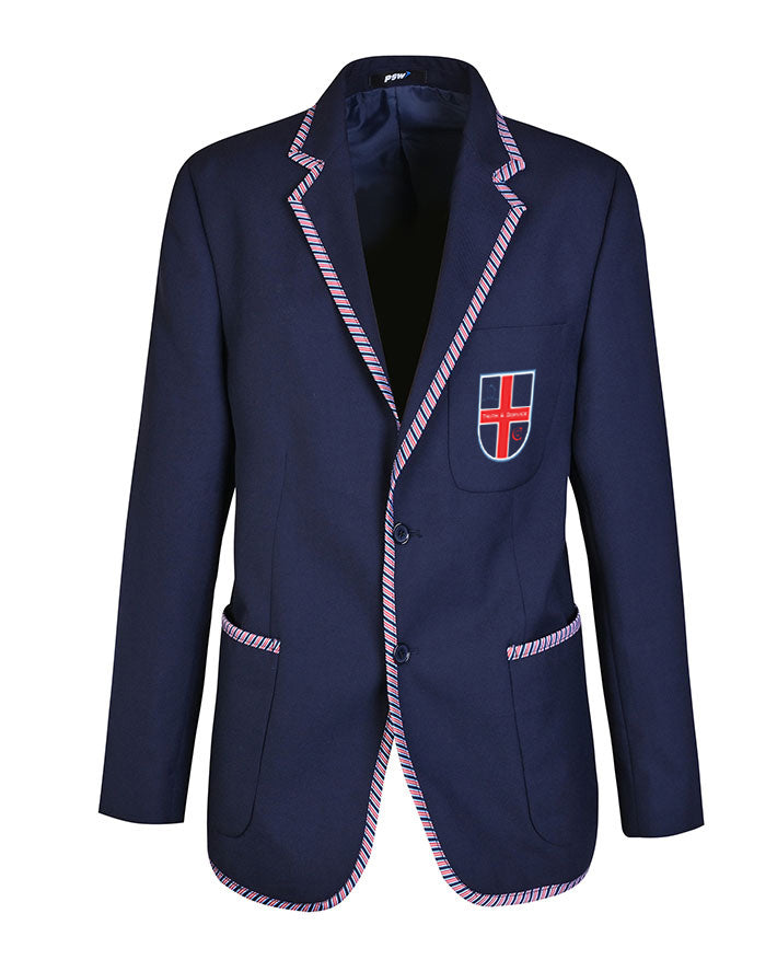Blazer with braid