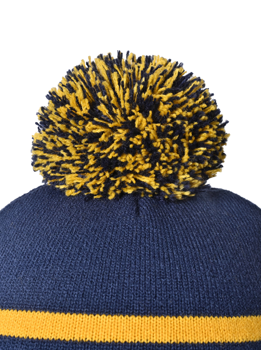 Circular Custom Jacquard Beanie with Pom Pom