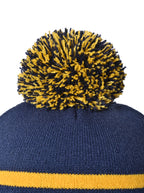 Circular Custom Jacquard Beanie with Pom Pom