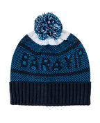 Jacquard Beanie w Pom Pom