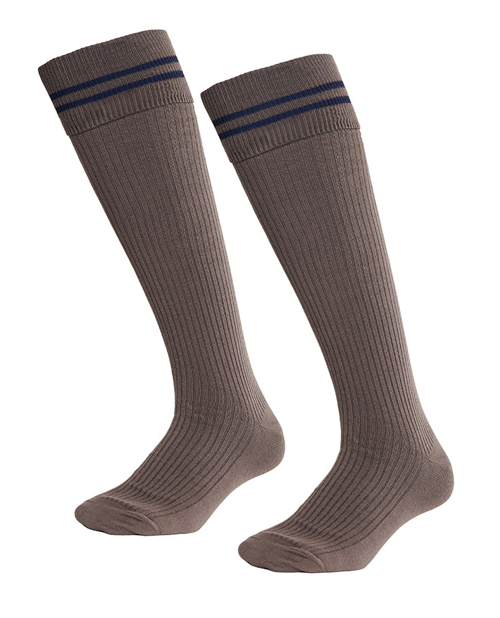 Knee Hi Socks with Stripes