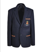 Unisex Flannel Blazer with Braid on All Pockets