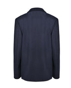 Unisex Flannel Blazer with Braid on All Pockets