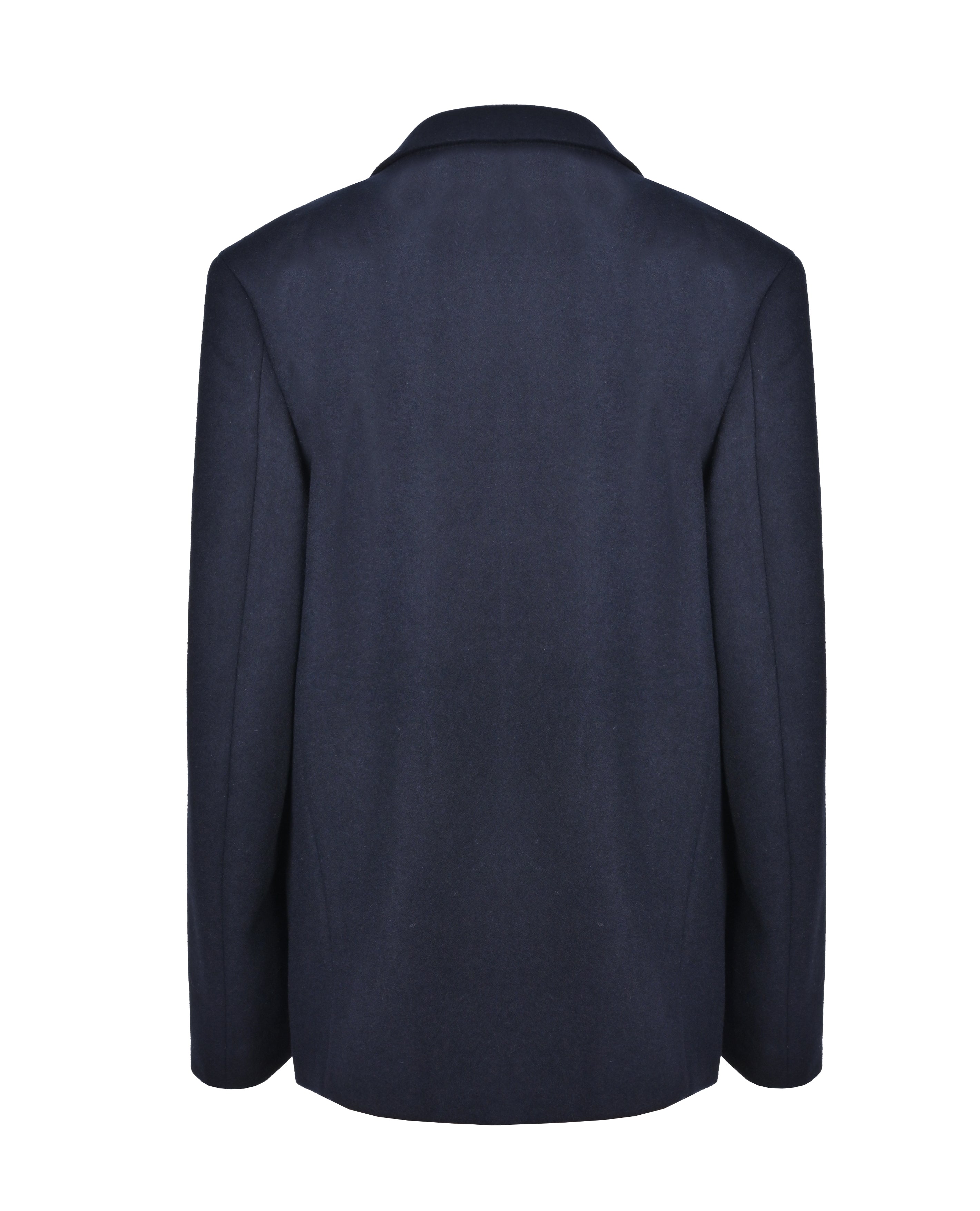 Unisex Flannel Blazer with Braid on All Pockets