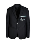 Unisex Twill Blazer with Chest Pocket Braid