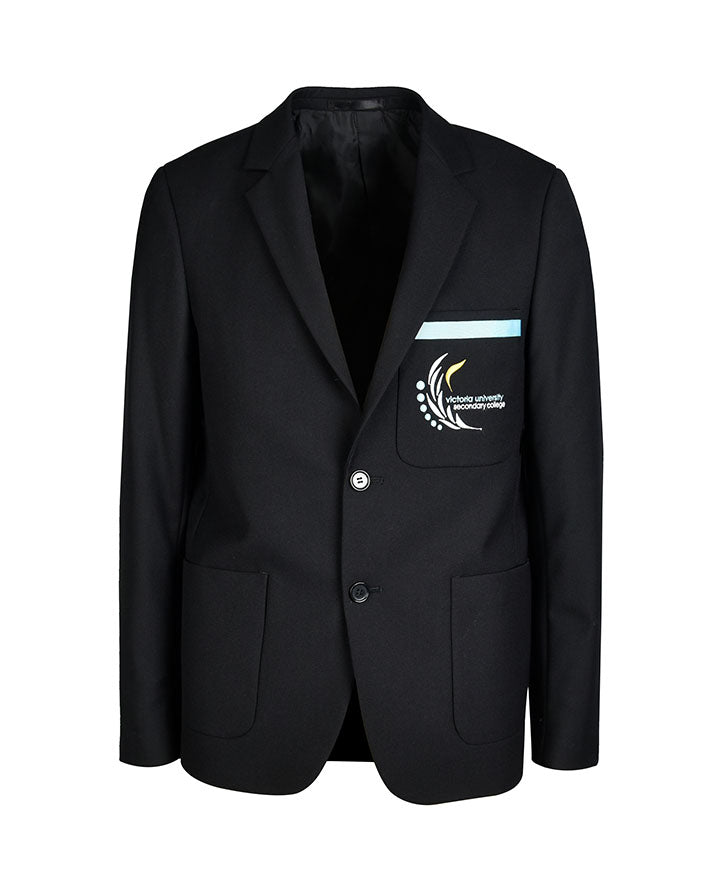 Unisex Twill Blazer with Chest Pocket Braid