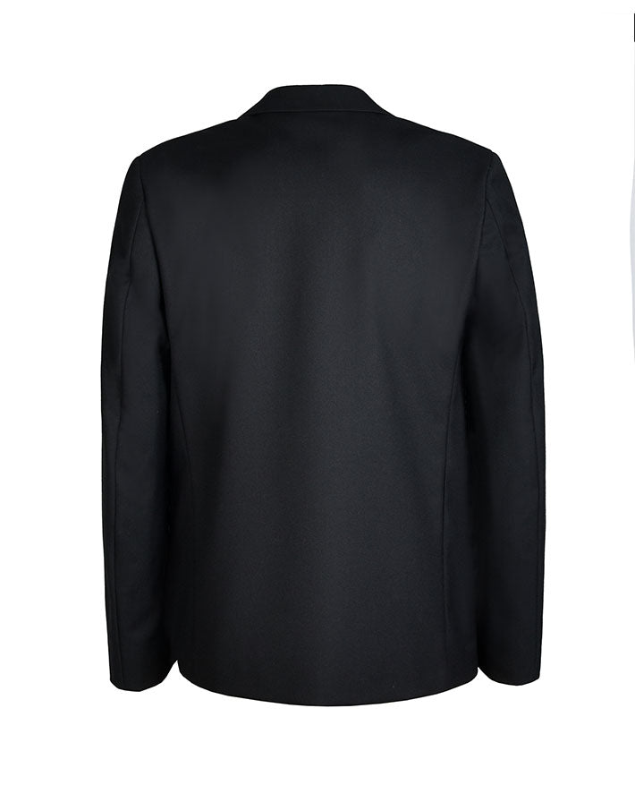 Unisex Twill Blazer with Chest Pocket Braid