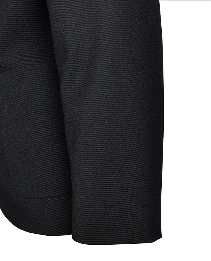 Unisex Twill Blazer with Chest Pocket Braid