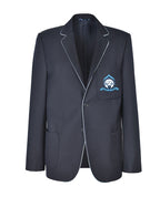 Blazer with Braid Around Outer Edge