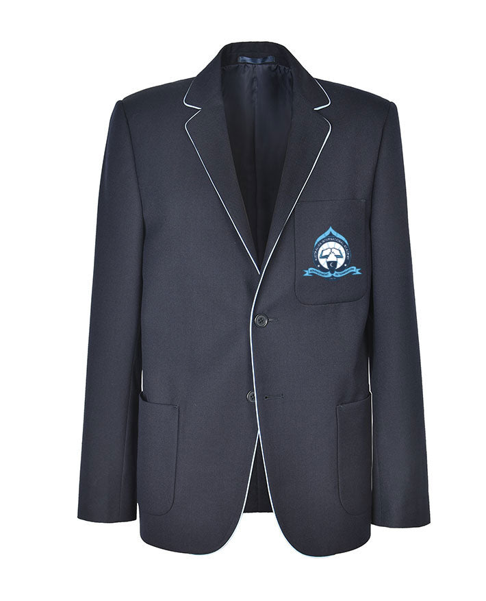 Blazer with Braid Around Outer Edge