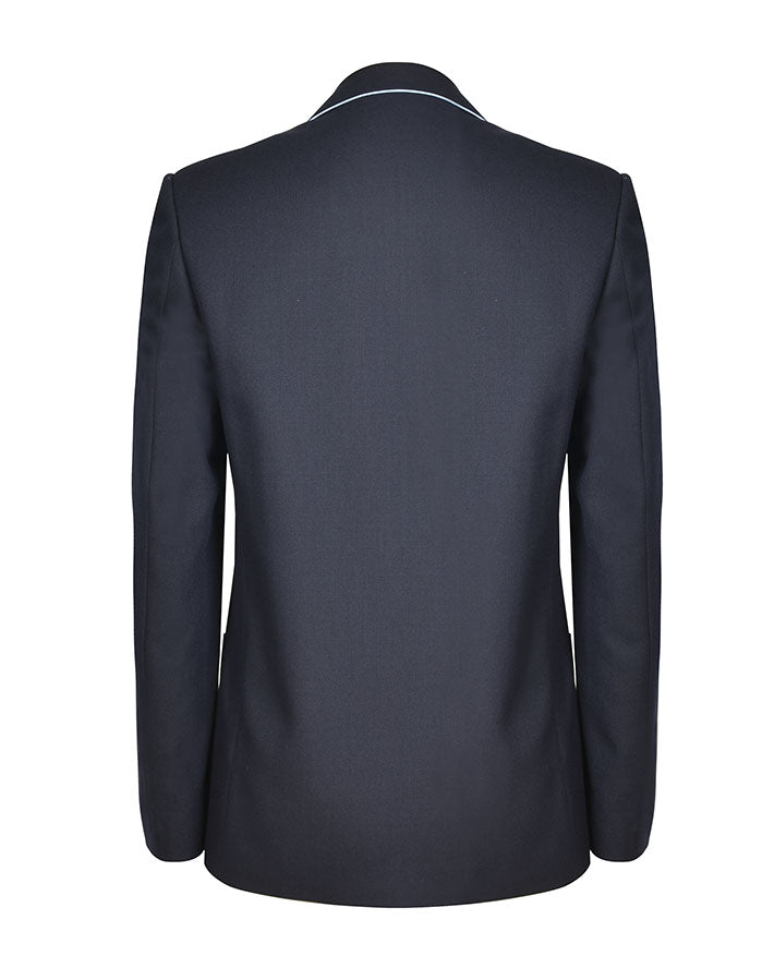 Blazer with Braid Around Outer Edge