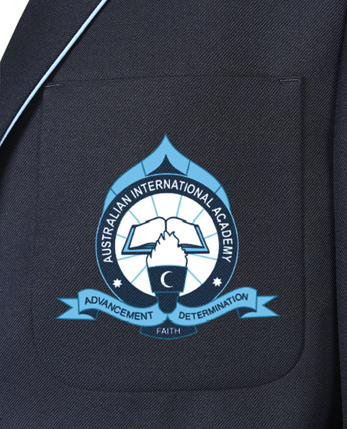 Blazer with Braid Around Outer Edge