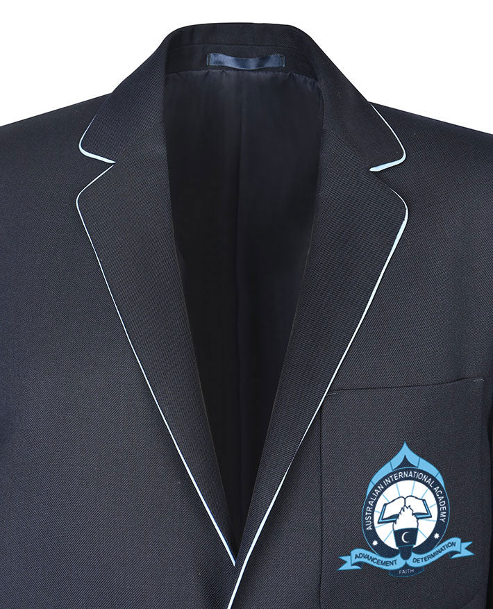 Blazer with Braid Around Outer Edge
