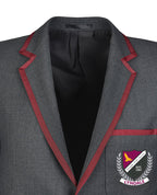 Unisex Twill Blazer with Full Braid