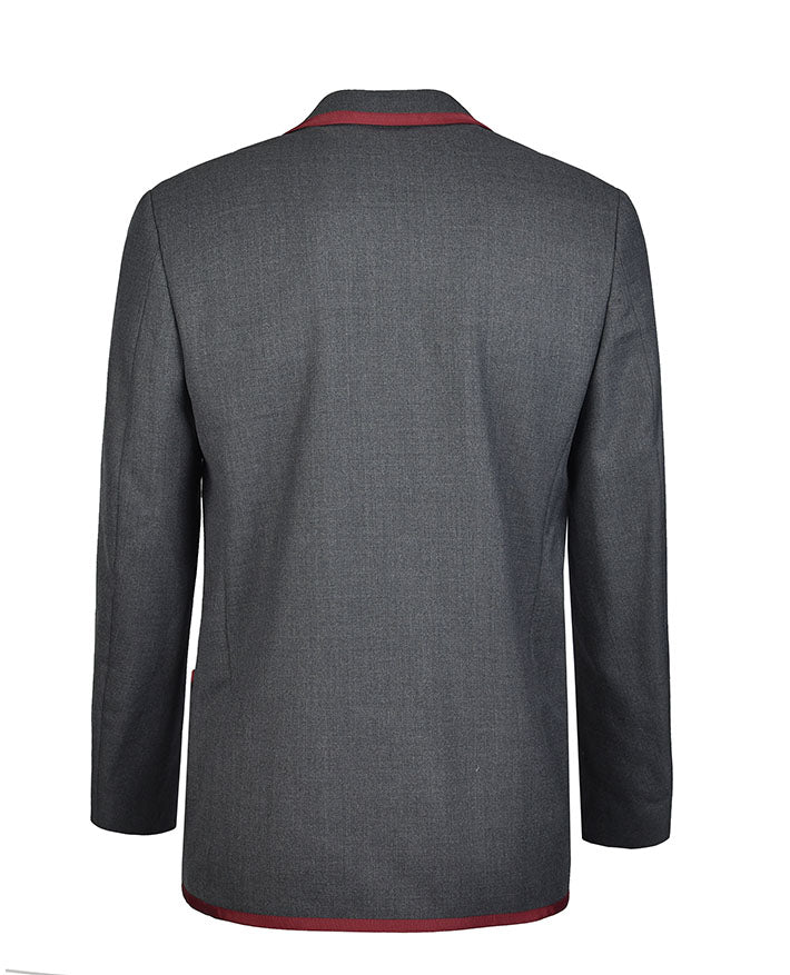 Unisex Twill Blazer with Full Braid
