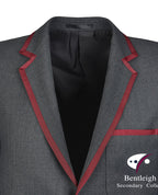 Unisex Twill Blazer with Full Braid