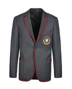 Unisex Twill Blazer with Full Braid