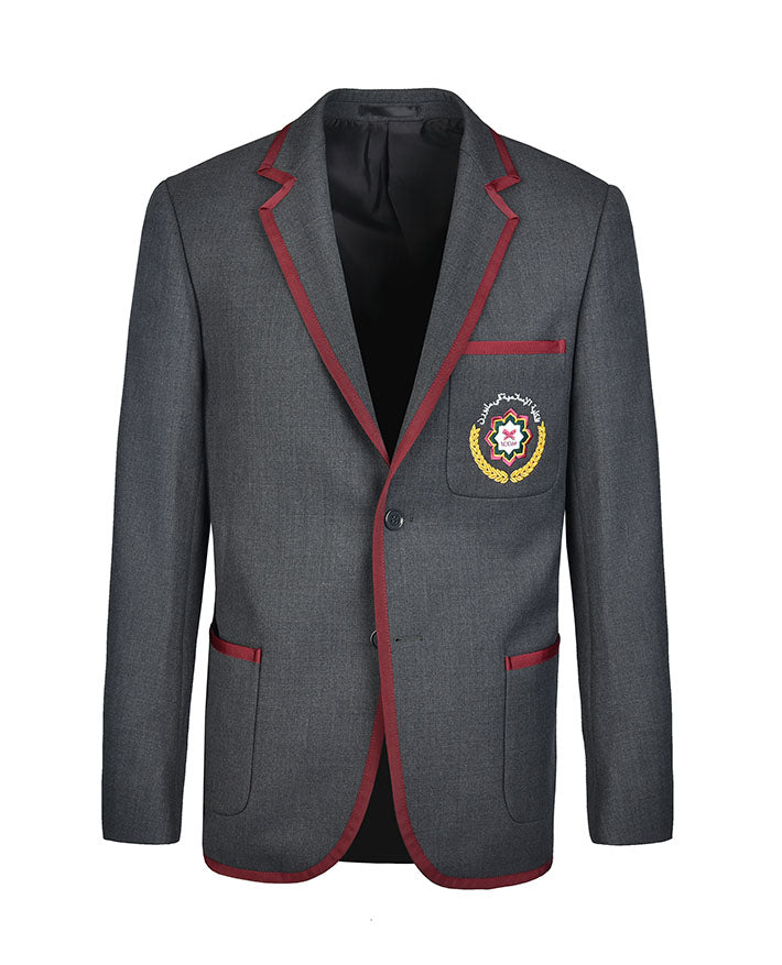 Unisex Twill Blazer with Full Braid