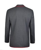 Unisex Twill Blazer with Full Braid