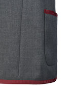 Unisex Twill Blazer with Full Braid