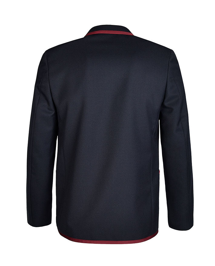 Unisex Twill Blazer with Full Braid
