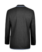 Unisex Twill Blazer with Full Braid