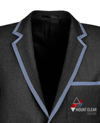 Unisex Twill Blazer with Full Braid