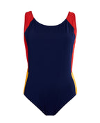 Swim Togs - Navy/Red/Yellow