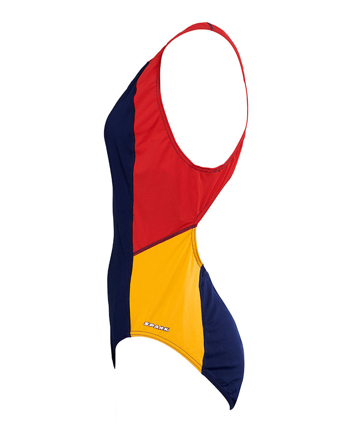 Swim Togs - Navy/Red/Yellow