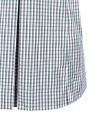 Summer Dress w self-cuff, collar and piping