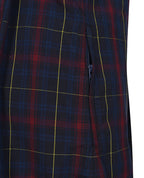 Summer Dress-Covered Placket with Contrast Collar&Cuffs