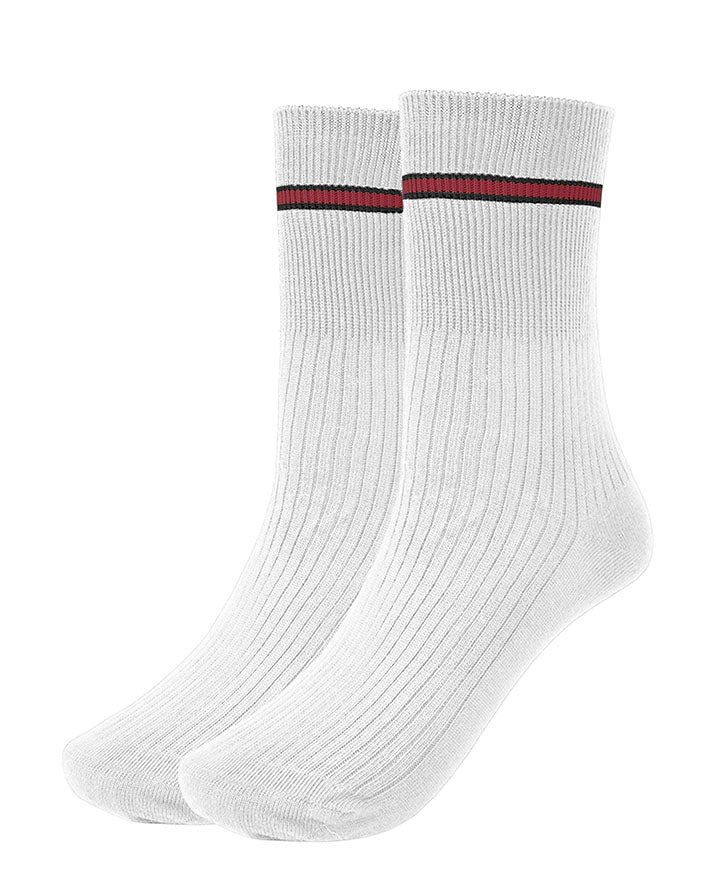 Stripe Crew Sock - 2 Pack