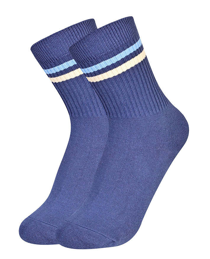 Stripe Crew Socks