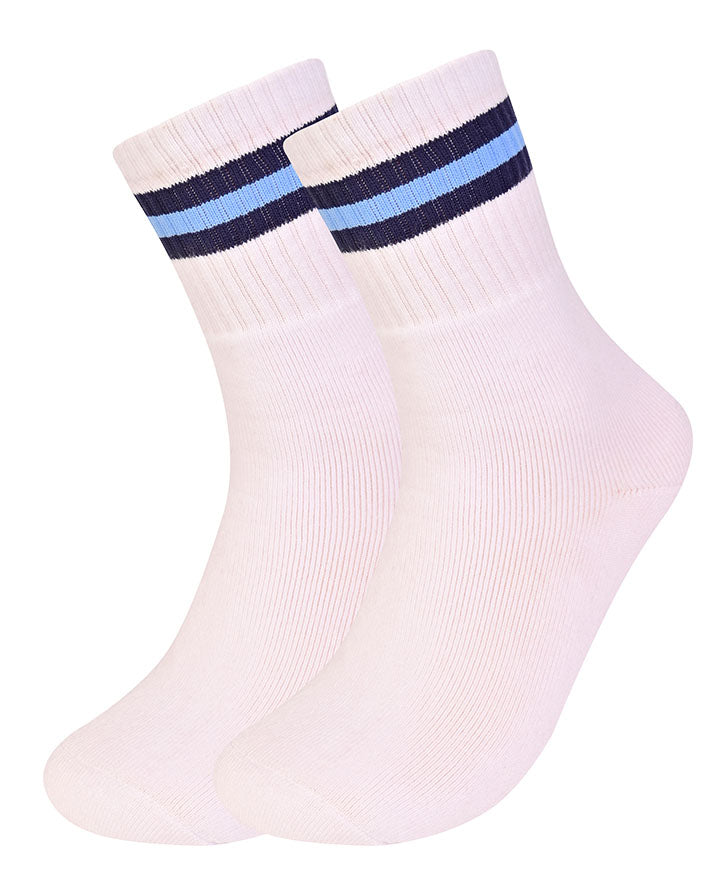 Stripe Cushion Foot Socks - 3 Pack