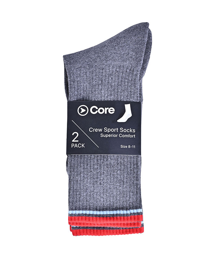 Stripped Crew socks-2 PACK