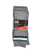 Wool Blend Knee Hi Socks with Stripes