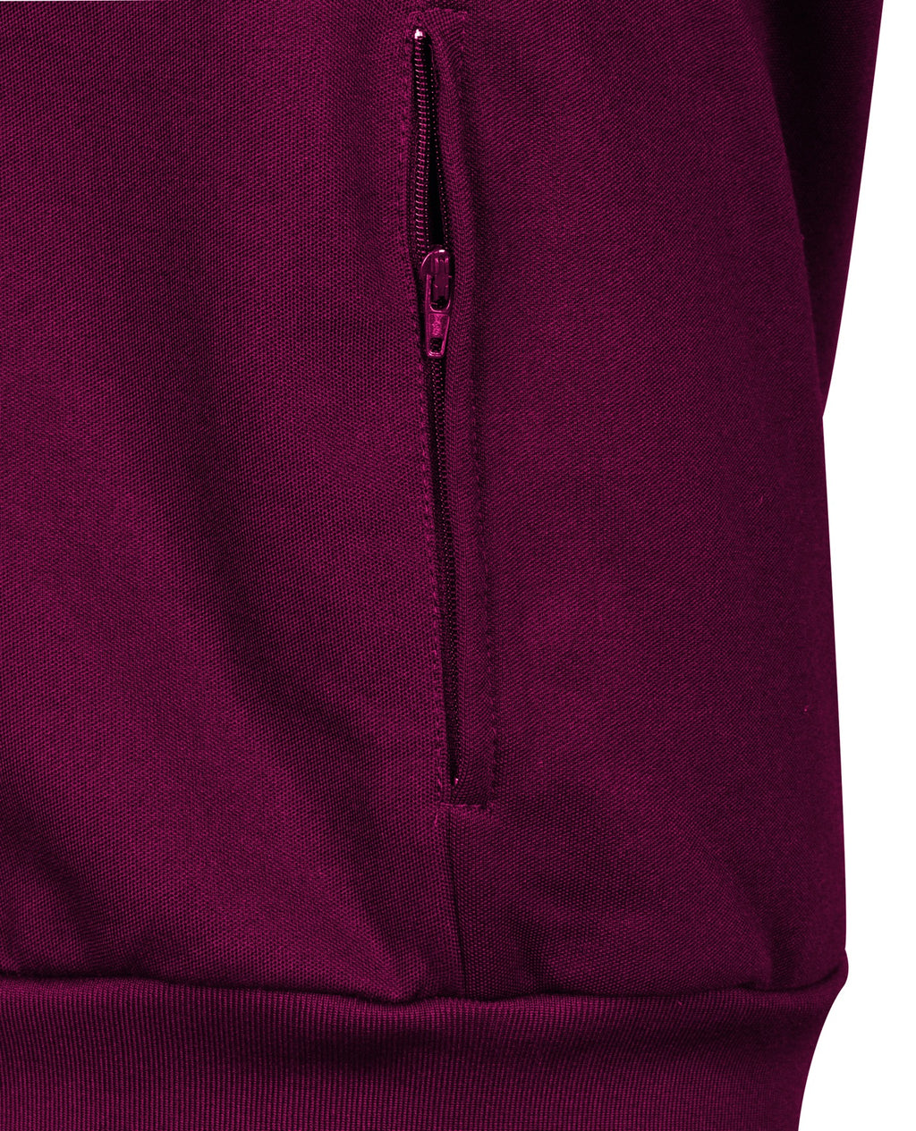 Drop Shoulder Nylon/Cotton Zip Jacket