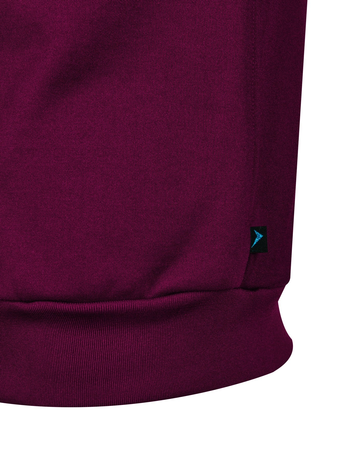 Drop Shoulder Nylon/Cotton Zip Jacket