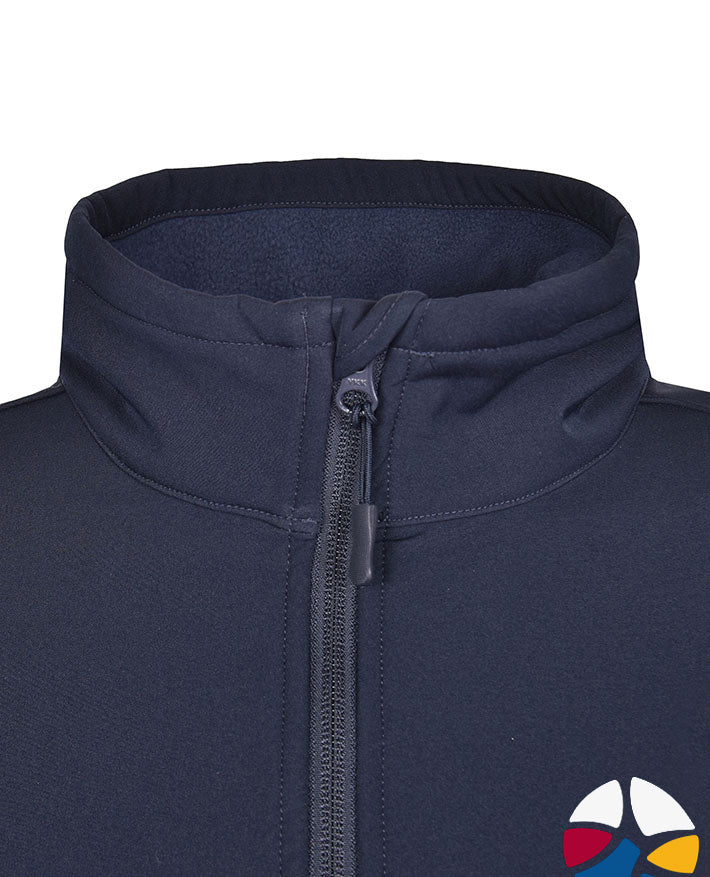 Bonded Jacket with contrast double piping