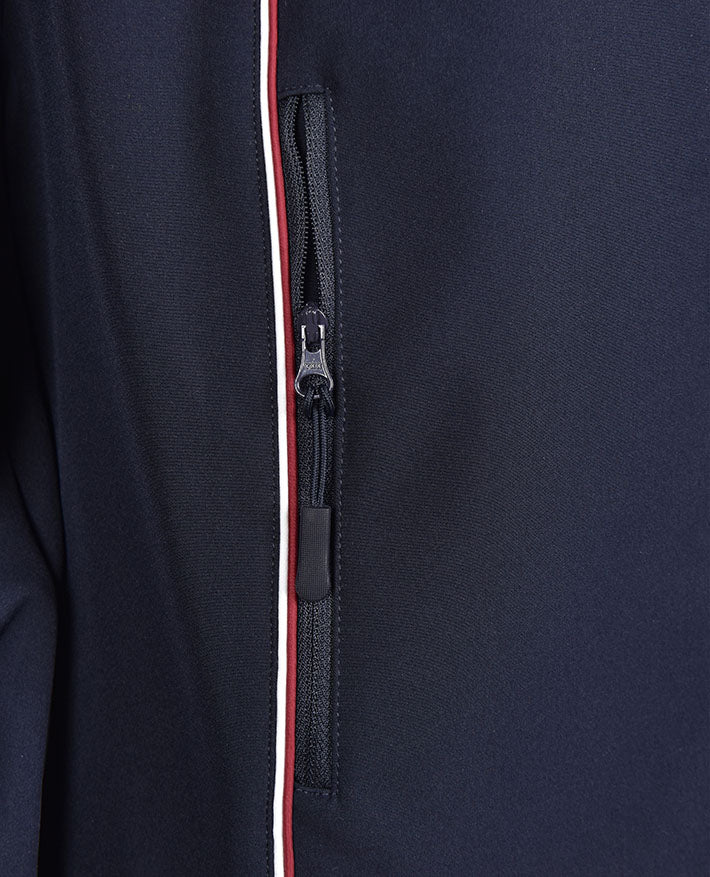 Bonded Jacket with contrast double piping