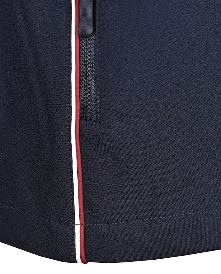 Bonded Jacket with contrast double piping