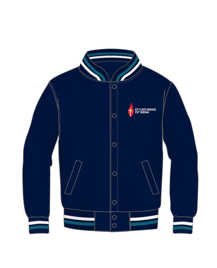 Bomber Jacket - 2 colour Stripe Rib
