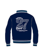 Bomber Jacket - 2 colour Stripe Rib