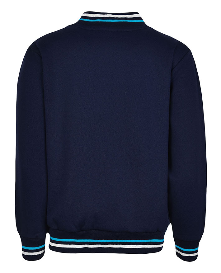 Bomber Jacket - 2 colour Stripe Rib